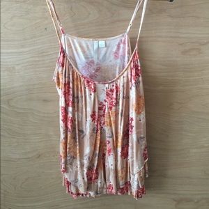 Floral tank top